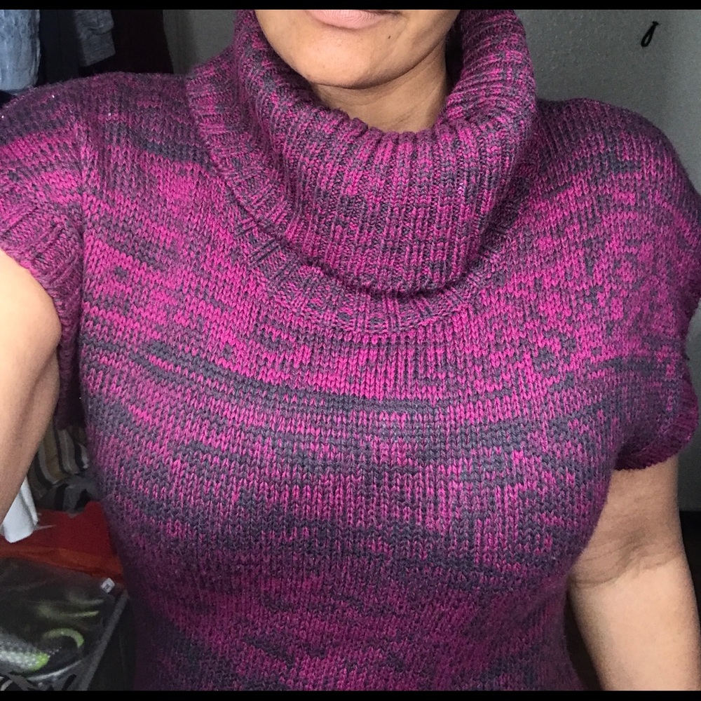 Purple sweater dress 👗